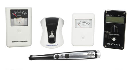 Dr. Price recommends benchmarking the operatory’s curing light with a radiometer as part of the daily routine